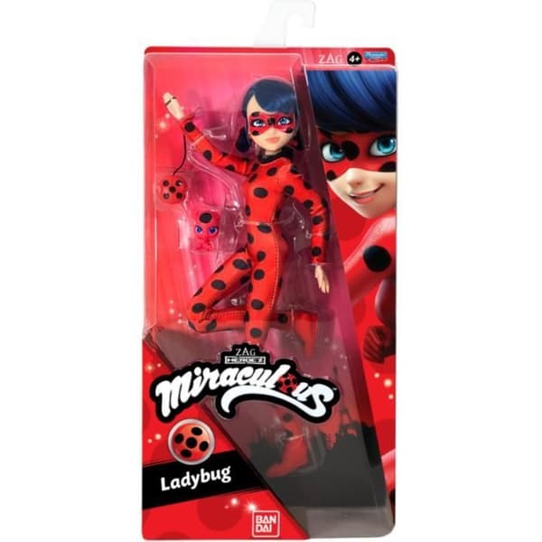 Miraculous Ladybug - 26 cm Modedocka: Ladybug - BANDAI