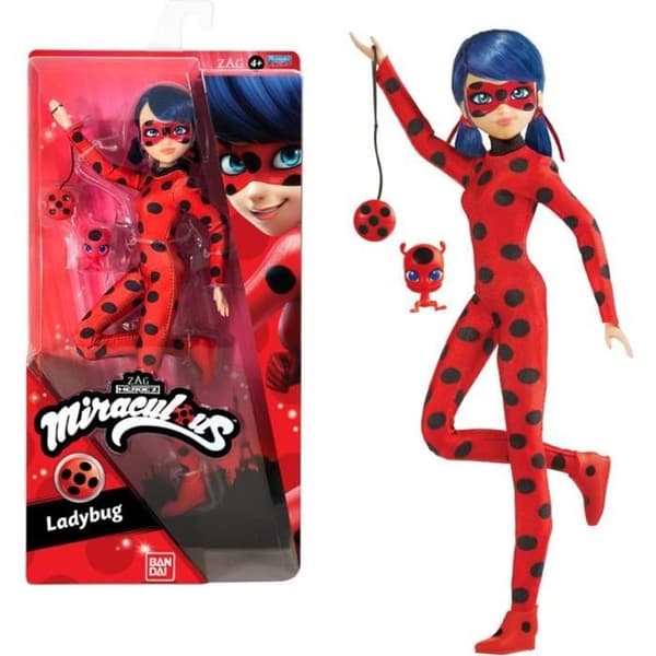 Miraculous Ladybug - 26 cm Modedocka: Ladybug - BANDAI