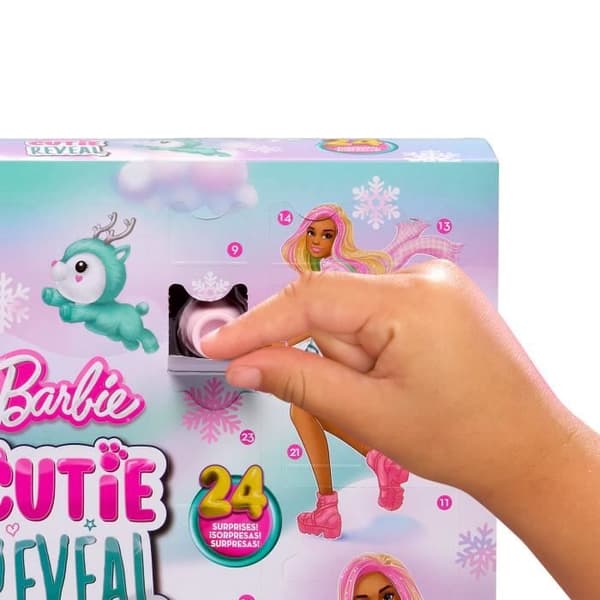 Barbie®-Cutie Reveal Advent Calendar-1 docka och 24 överraskningar HJX76