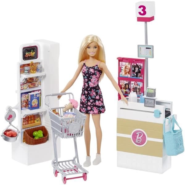 BARBIE Barbiemöbler på snabbköpet