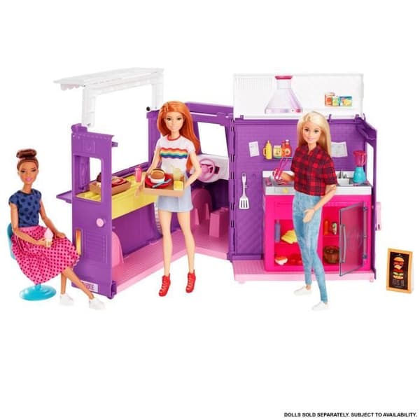 BARBIE - Barbies Food Truck - 45 cm