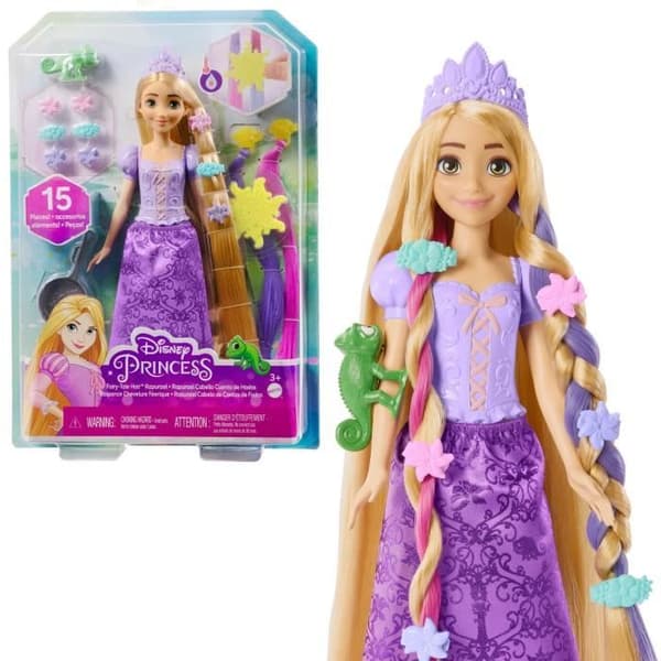 Rapunzel Fairytale Hair Mattel Disney Princess Doll HLW18