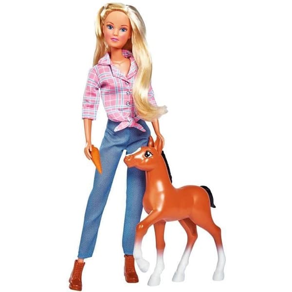 Steffi Love docka 29 cm och hennes föl - Märke Simba Toys - Blandat - Från 3 år
