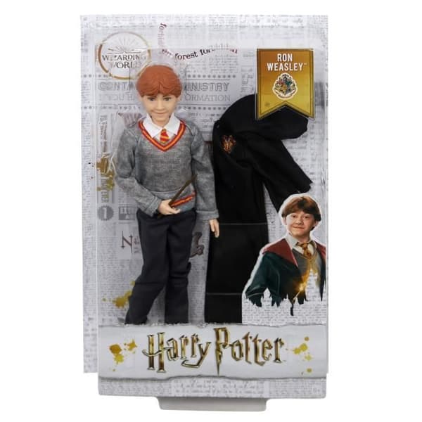 Harry Potter - Ron Weasley Doll - Figurine Doll - 6 år och uppåt FYM52