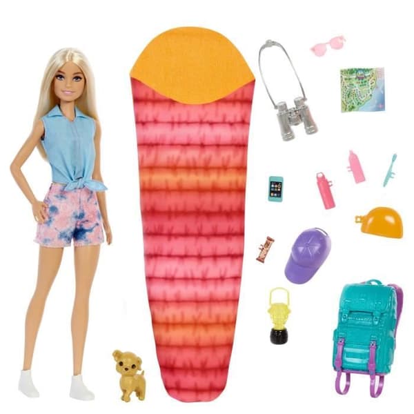 Barbie - Barbie Malibu Camping - Modedocka - Från 3 år HDF73