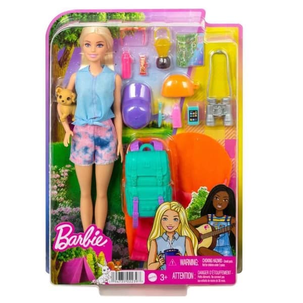 Barbie - Barbie Malibu Camping - Modedocka - Från 3 år HDF73