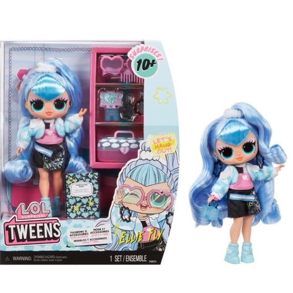 LOL. Surprise Tweens - 24 cm ledad modedocka - Ellie Fly - 2 outfits och flera accessoarer - Från 4 år