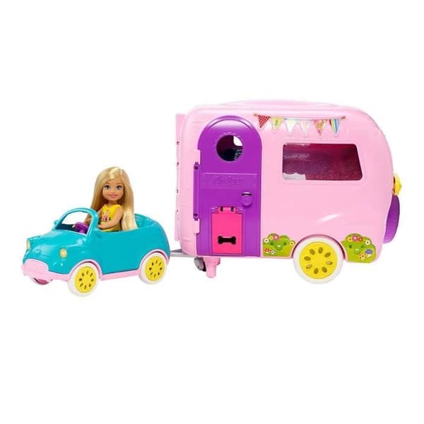 BARBIE Chelsea och hennes husvagn
