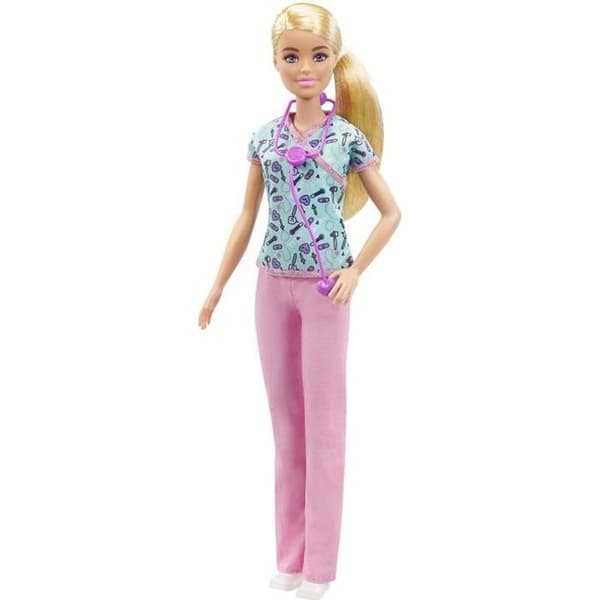 Barbie - Barbiesköterska - Modedocka - Från 3 år GTW39