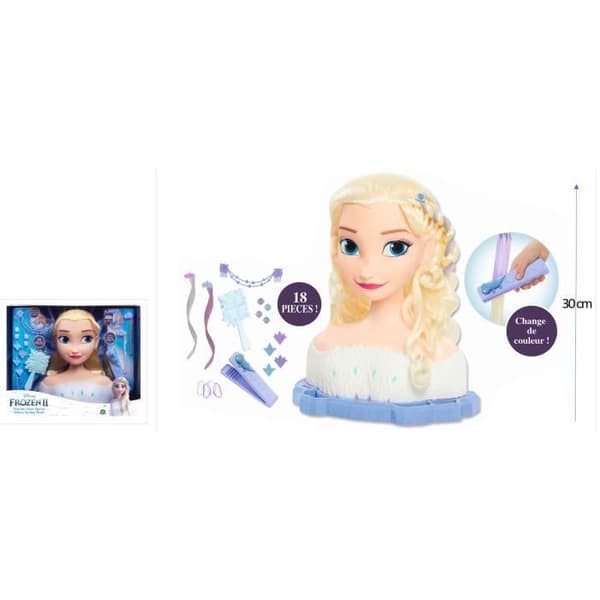 Frozen 2 Deluxe Styling Head - Elsa - Disney Princesses