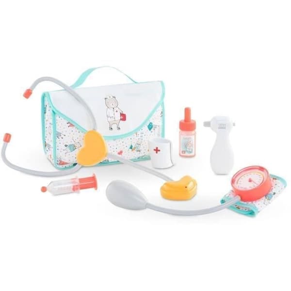 Corolle- Stor Coral Doctor Box för Babydocka 36 och 42 cm, 9000141050