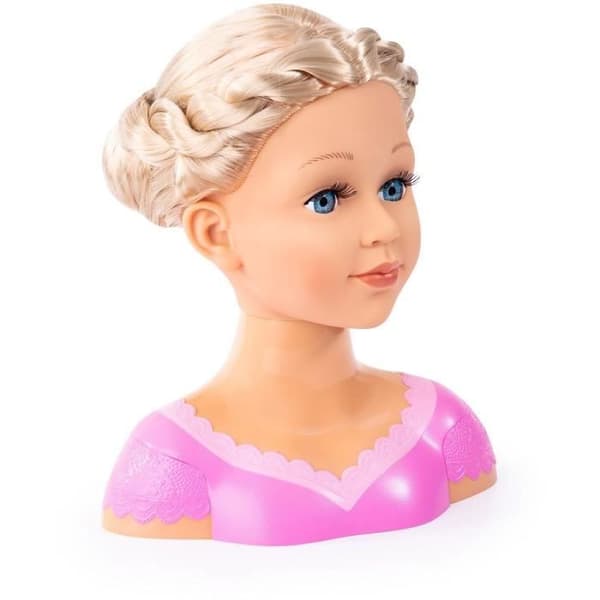 BAYER DESIGN - Charlene Super Model Blond Styling Head med Makeup