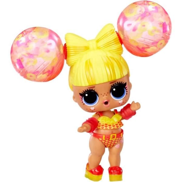 LOL. Surprise Water Balloon - Minidocka 7,5cm - Vattenballongfrisyr med glitter - 3 par ballonger ingår
