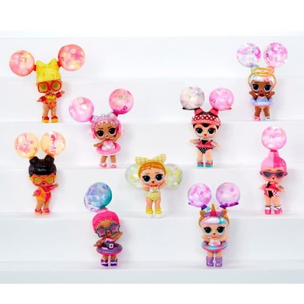 LOL. Surprise Water Balloon - Minidocka 7,5cm - Vattenballongfrisyr med glitter - 3 par ballonger ingår