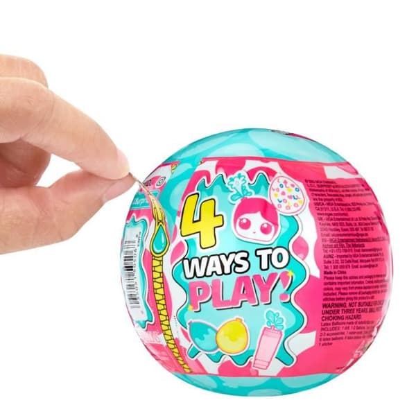 LOL. Surprise Water Balloon - Minidocka 7,5cm - Vattenballongfrisyr med glitter - 3 par ballonger ingår