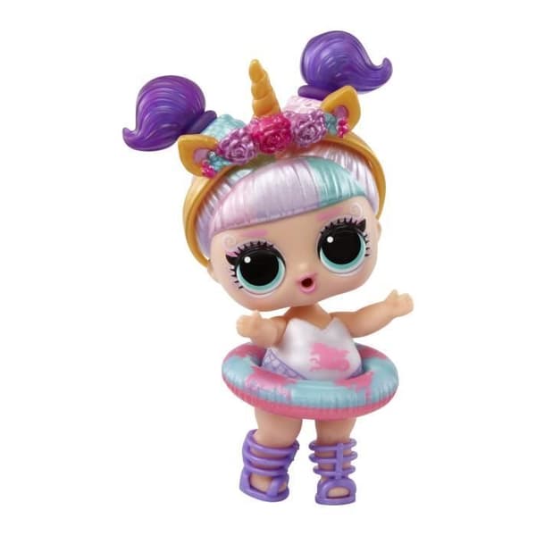 LOL. Surprise Water Balloon - Minidocka 7,5cm - Vattenballongfrisyr med glitter - 3 par ballonger ingår
