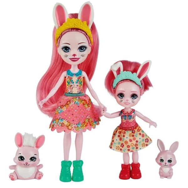 Enchantimals - Bree Bunny & Little Sister - Docka