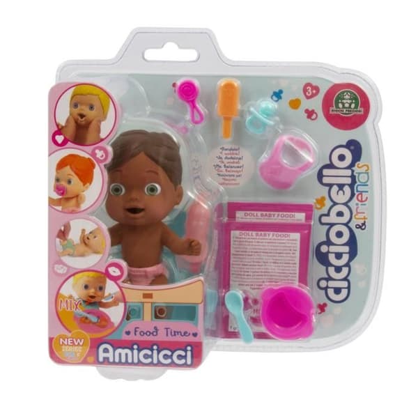 Cicciobello Amicicci Deluxe måltidsset - CHUSE - CCB - Asst Girl & Boy