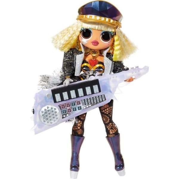 LOL. Surprise OMG Remix Rock - Fame Queen och Keytar - 24 cm modedocka