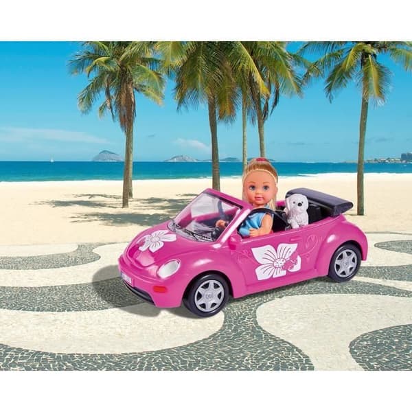 Evi Love Beetle docka - SIMBA - Minidocka med cabriolet - Tillbehör ingår