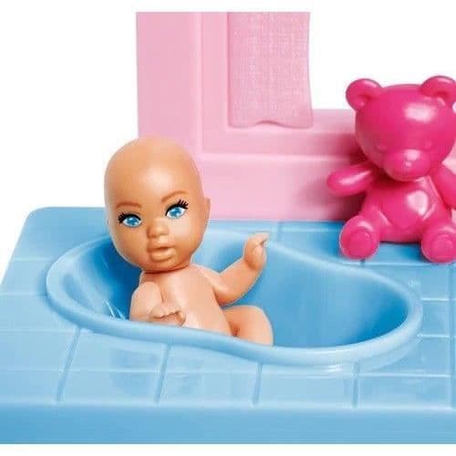 Docka - Simba - Steffi Love Newborn Baby Room - Gravid docka - Baby säng - Skötbord