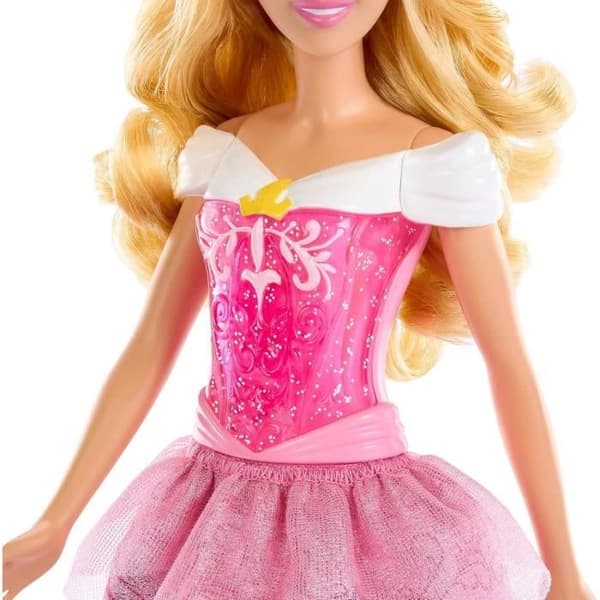 Aurora Doll 29 cm, Mattel Disney Princess Doll dressing och tillbehör HLW09