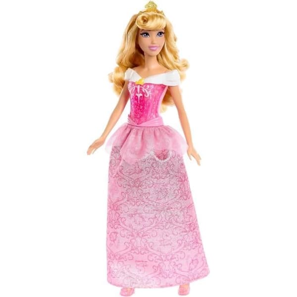 Aurora Doll 29 cm, Mattel Disney Princess Doll dressing och tillbehör HLW09