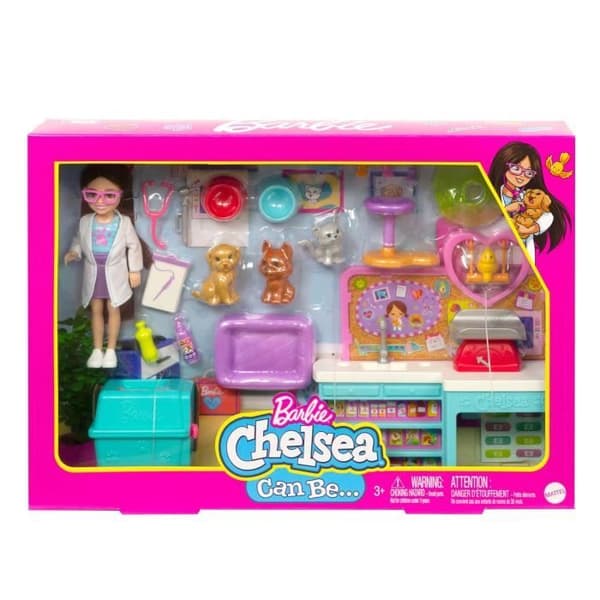 Barbie - Chelsea Veterinary Clinic - Docka - 3 år och +