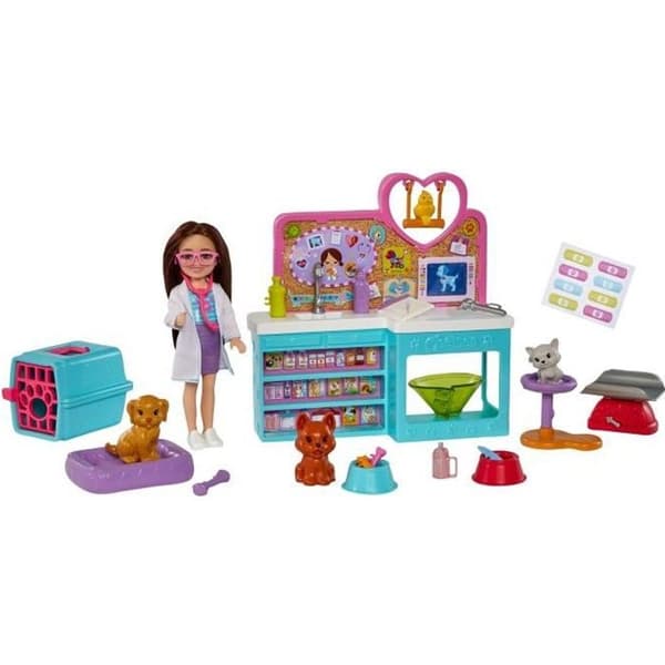 Barbie - Chelsea Veterinary Clinic - Docka - 3 år och +