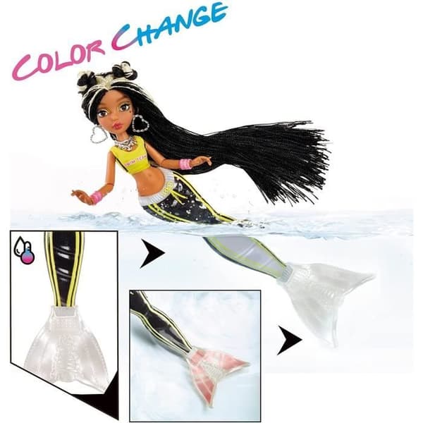 Mermaze Mermaidz - Jordie - 34cm Mermaid Fashion Doll - Byt färg i vatten