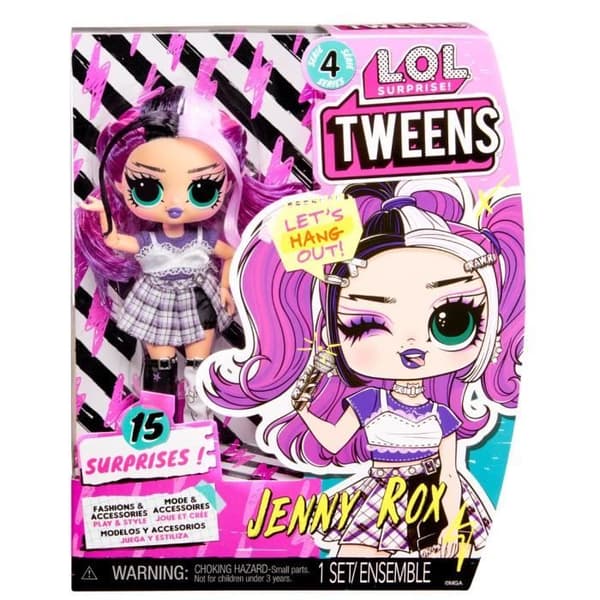 LOL. Surprise Tweens S4 Doll - Jenny Rox doll 17cm - Surprise tillbehör