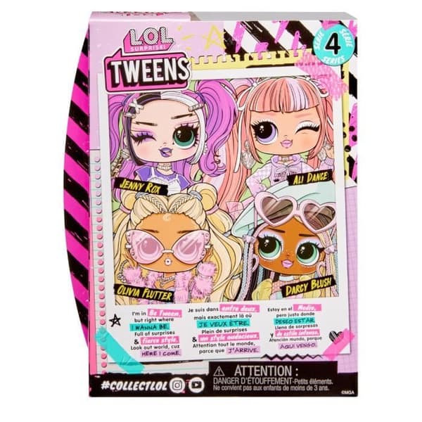 LOL. Surprise Tweens S4 Doll - Jenny Rox doll 17cm - Surprise tillbehör