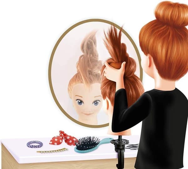 BUKI FRANCE Professional Studio Hårstylingkit - Professionell kvalitetsstylinghuvud med tillbehör