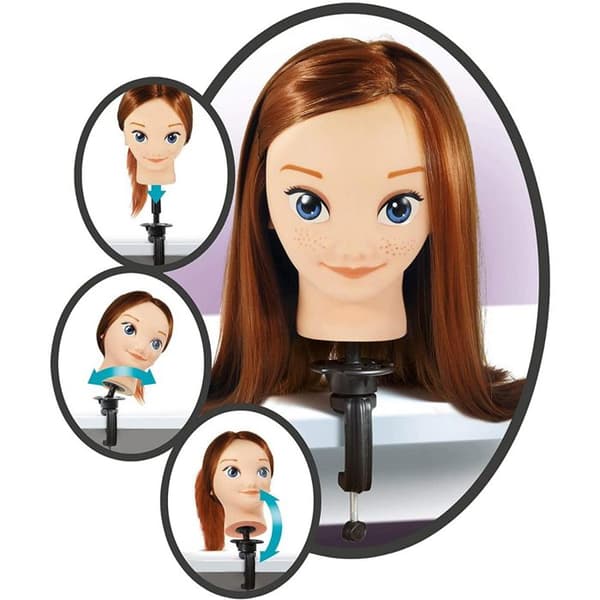 BUKI FRANCE Professional Studio Hårstylingkit - Professionell kvalitetsstylinghuvud med tillbehör