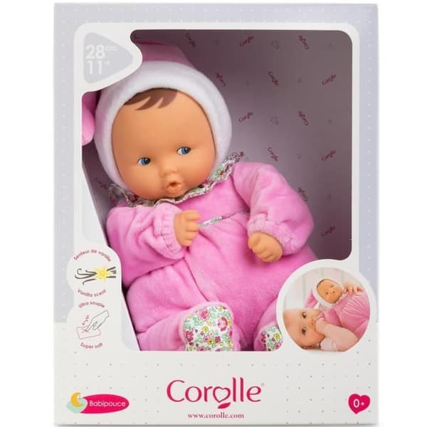 Mon Doudou COROLLE - Babipouce Jardin en Fleurs - 28 cm - vaniljdoft - från födseln