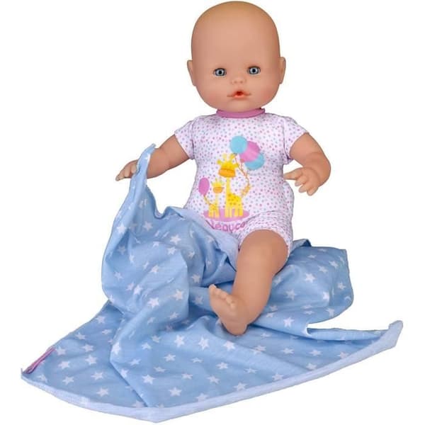 Docka - FAMOSA - NENUCO NEWBORN - Babyljud - Filt ingår - Mixat