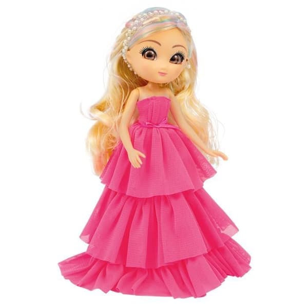 Puppa - UNIKA ÖGON - Rebecca - 25 cm - Blick som följer - Galla klänning
