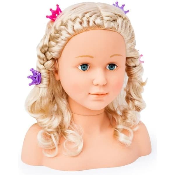 Frisör- och sminkleksak för barn - BAYER - Super Model stylinghuvud 27 cm - Tillbehör ingår