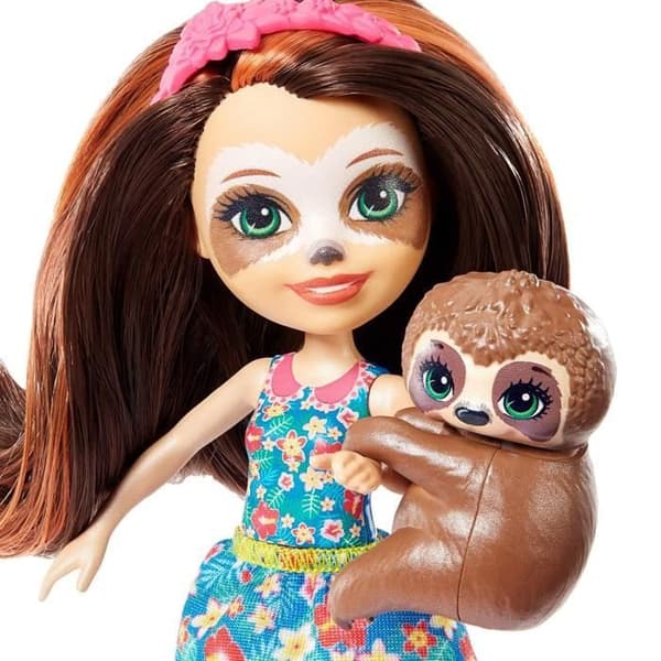 ENCHANTIMALS Enchanted Jungle Sela Sloth och Treebody Manicure