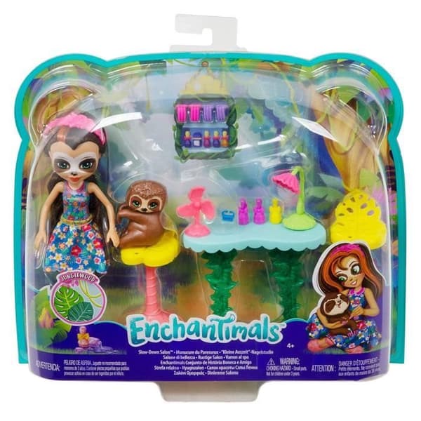 ENCHANTIMALS Enchanted Jungle Sela Sloth och Treebody Manicure