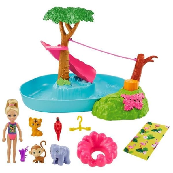 Barbie - Jungle River Chelsea Set - Från 3 år
