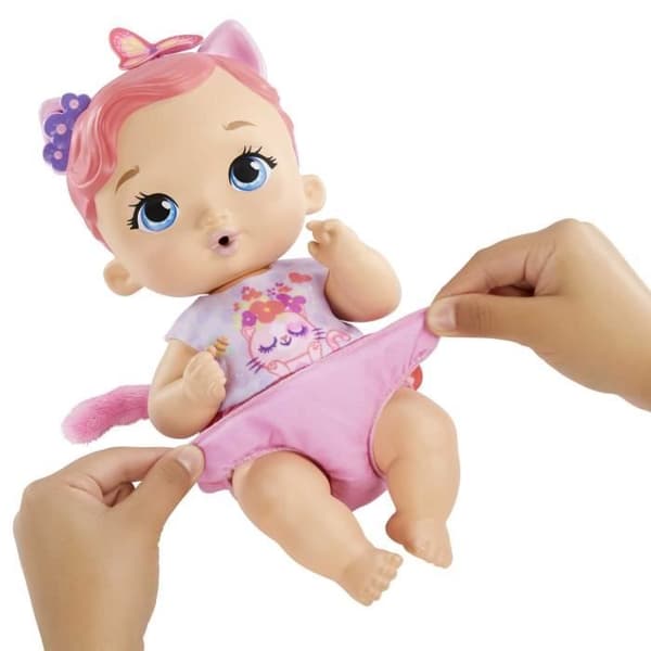 My Garden Baby - Baby Kitten Drinks and Pees Doll