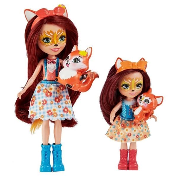 Enchantimals - Felicity Fox och lillasyster - Docka