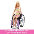Miniatyrbild 4 av 6: Barbie®-docka med rullstol-Barbie® Fashionistas HJT13