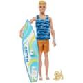 Miniatyrbild 1 av 6: BARBIE - BARBIE KEN SURFDOLL + ACCY (CP6) - 21A - docka - 3 år och +