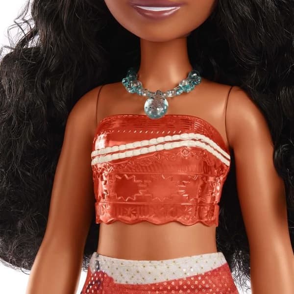 Vaiana Doll 29 cm, Mattel Disney Princess Doll dressing och tillbehör HPG68