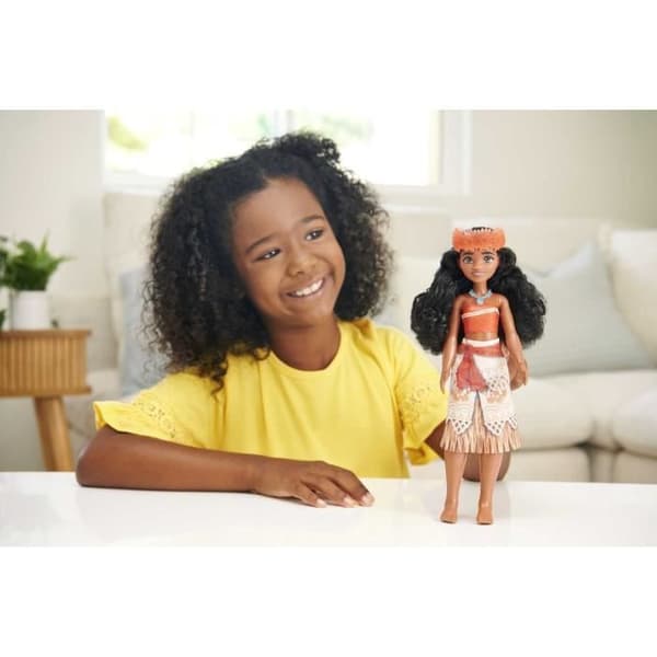 Vaiana Doll 29 cm, Mattel Disney Princess Doll dressing och tillbehör HPG68