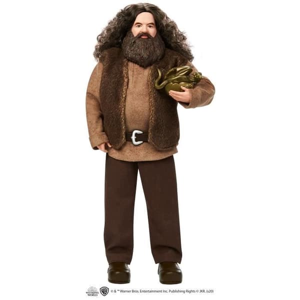 Rubeus Hagrid docka 30 cm - Harry Potter - Ledad figur med baby drake Norbert