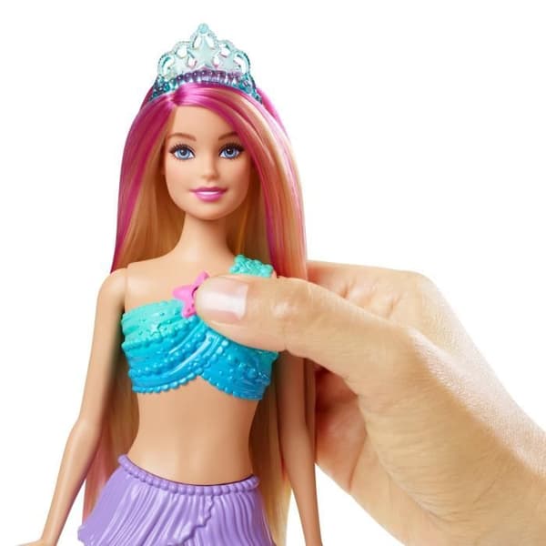 Barbie-Barbie Dreamtopia Mermaid Twinkle Lights Docka, 3-7 år HDJ36