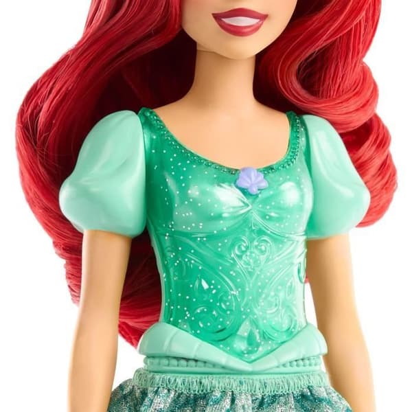 Ariel Doll 29 cm, Mattel Disney Princess Doll dressing och tillbehör HLW10